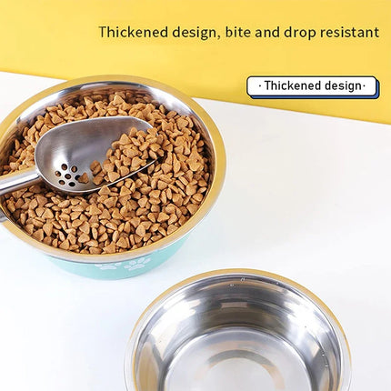 Boussac Elevated Stainless Steel Dog Bowls For Medium Dogs by zapcart