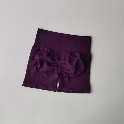 Peach Buttock Lifting High Waisted Yoga Shorts Women by zapcart