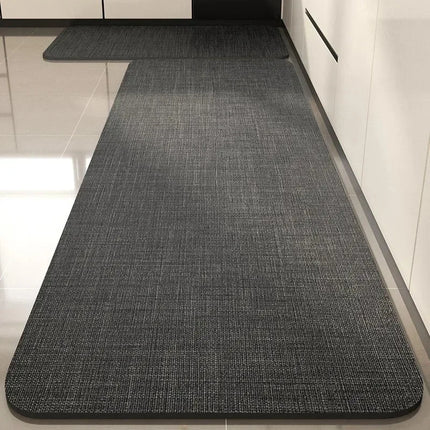 Pvc Kitchen Carpet Non-slip Oil-proof Rug Waterproof Leather Floor Mat Modern Long Strip Carpets Alfombra De Cocina 주방 미끄럼 방지 카펫 by zapcart