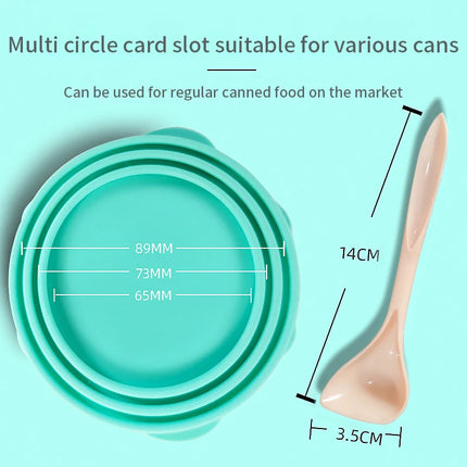 Choice Portable Silicone Pet Canned Lid 2-in-1 Sealer by zapcart