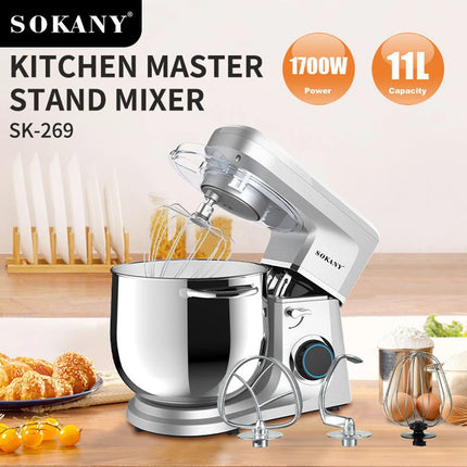 Houselin Dough Kneader Stand Mixer 1700W 6 Speeds Home by zapcart
