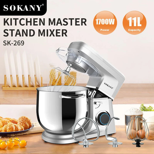 Houselin Dough Kneader Stand Mixer 1700W 6 Speeds Home by zapcart