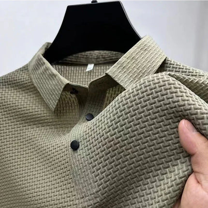 Choice Men Polo Shirt Bone Color Breathable Summer Casual by zapcart