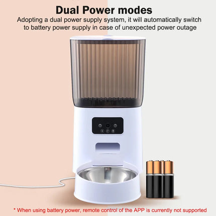 Hign Concerned 5L Smart Pet Feeder With Camera For Cats