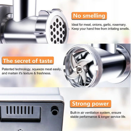 XMSJ Stainless Steel Electric Meat Grinder 700W For Home Use by zapcart