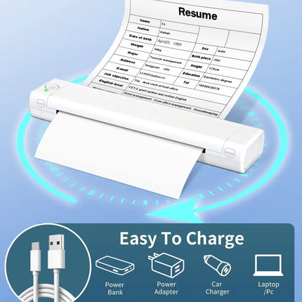 Phomemo M08F Memoqueen Portable Bluetooth Thermal Printer by zapcart