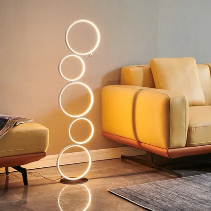 Ruibopad Nordic LED Floor Lamp 3 Level Dimming Living Room by zapcart