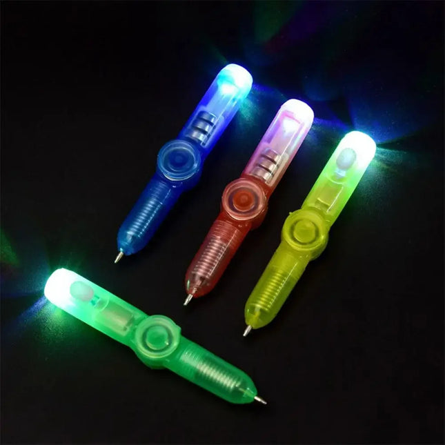 Led Colourful Luminous Spinning Pen For Kids And Students by zapcart