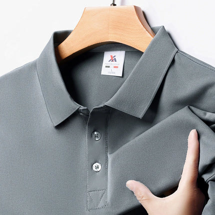 Mens Polo Shirt Short Sleeve Breathable Comfort CN Zhejiang by zapcart