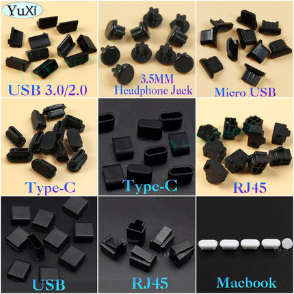 YuXi Type C USB 3.0 Silicone Dust Plugs Protect Phone Ports by zapcart