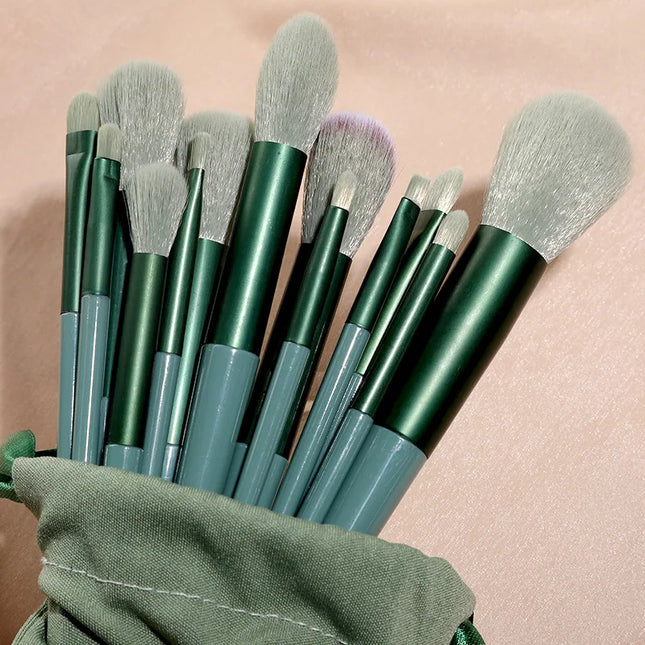 13 Piece Soft Makeup Brushes Set For Women Eyeshadow Tools by zapcart