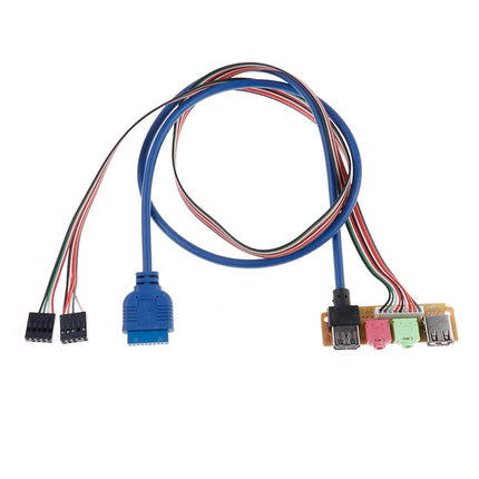 SDHI USB Front Panel Cable 2.0 And 3.0 Replacement For PC by zapcart
