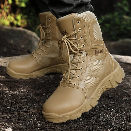 Senlong Outdoor Waterproof Steel Toe Safety Boots For Men by zapcart