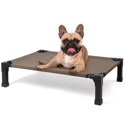 Hign Elevated Dog Bed Cooling Raised Pet Cot Breathable