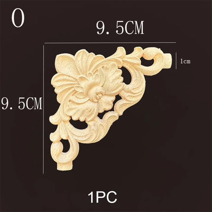 MaYupeT Premium Wood Corner Joint Appliques For Living Room by zapcart