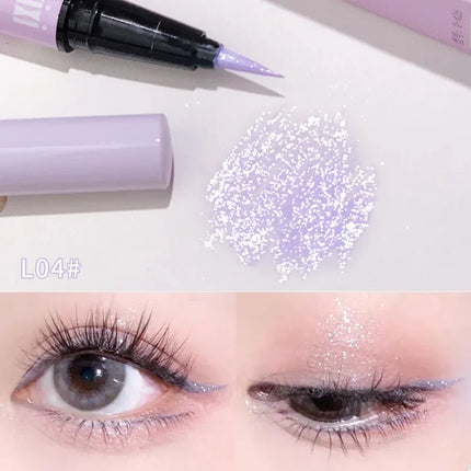 Glitter Eyeliner Pencil Long Lasting Waterproof Women by zapcart