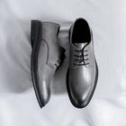 Height Boosting Men's Formal Oxford Shoes 3 6 8cm Elevate by zapcart