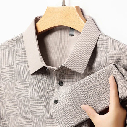 Mens Casual Printed Polo Shirt By CN Zhejiang Breathable by zapcart