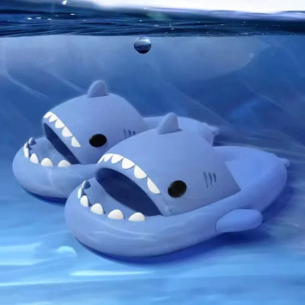 Couples Shark Slippers Non Slip Home Slides For Men Women by zapcart