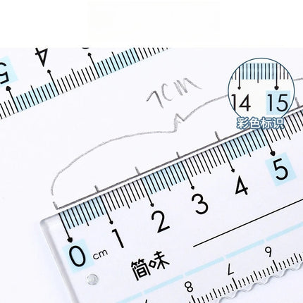 Hign-concerned Multifunctional Triangular Ruler For Design by zapcart