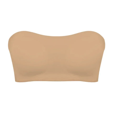 Popular Women's Strapless Bra Cross Side Buckle Underwear by zapcart