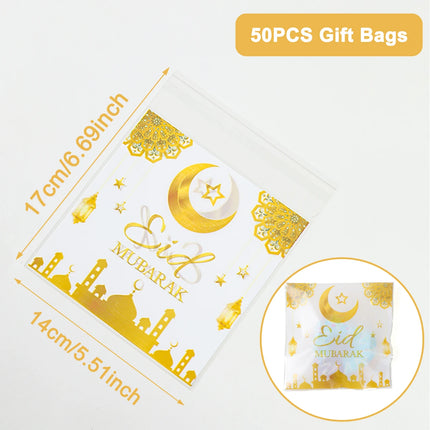 Eid Mubarak Gift Bags Ramadan Candy Cookies Muslim Party by zapcart