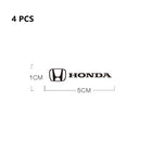 Honda 3D Metal Emblem Interior Upgrade For Civic CRV Fans by zapcart
