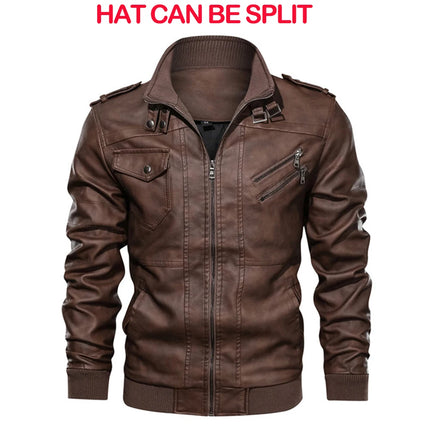 Men's Leather Jackets PU Leather Motorcycle King Billion by zapcart