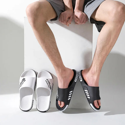 Mens Slippers For Men Non Slip PVC Soft Sole Casual Outdoor Beach by zapcart