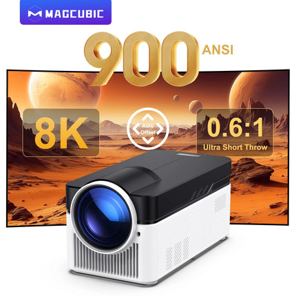 Magcubic Short Throw Projector Auto Offset Home Theater by zapcart