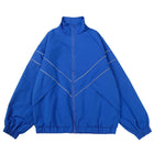 Kevinbatd Hip Hop Varsity Jacket Patchwork Windbreaker Men by zapcart