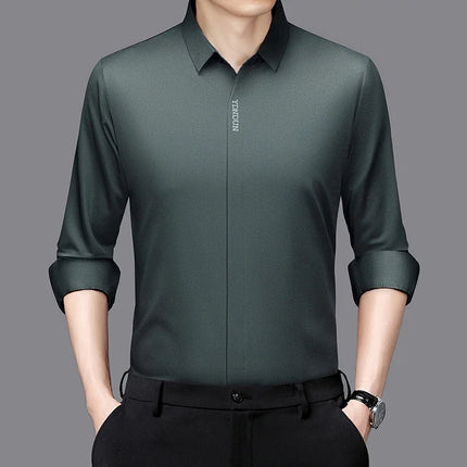Choice Mens Wrinkle Resistant Long Sleeve Shirt Casual by zapcart