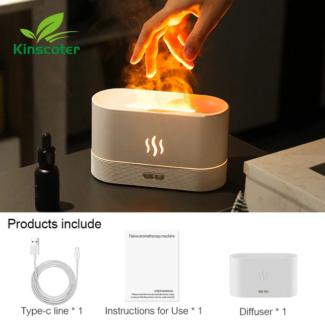 Kinscoter Aroma Diffuser Humidifier 180ml Aromatherapy Home