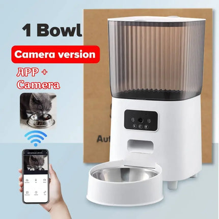Hign Concerned 5L Smart Pet Feeder With Camera For Cats