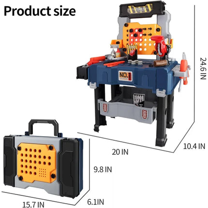 Kids Tool Bench Realistic Transformable Set For Ages 3 To 5 by zapcart