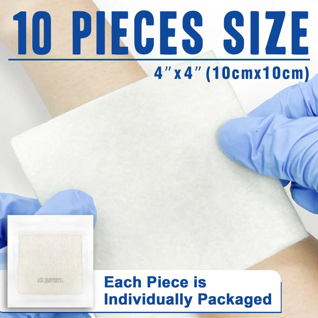 Choice Calcium Alginate Wound Dressing 10 Pack For Wounds by zapcart
