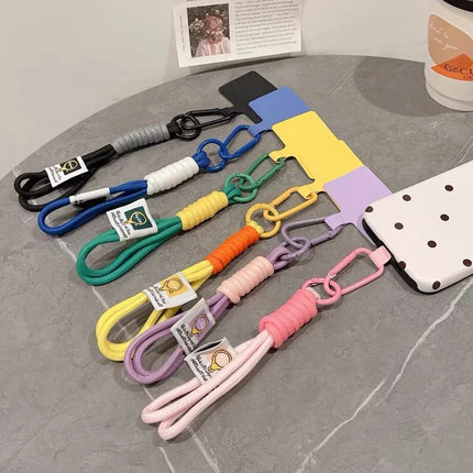 Zhejiang CN Color Matching Phone Lanyard With Keychain by zapcart