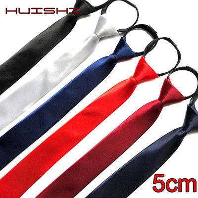 Huishicn Zipper Pretied Bow Tie For Men Women Classic 8cm by zapcart