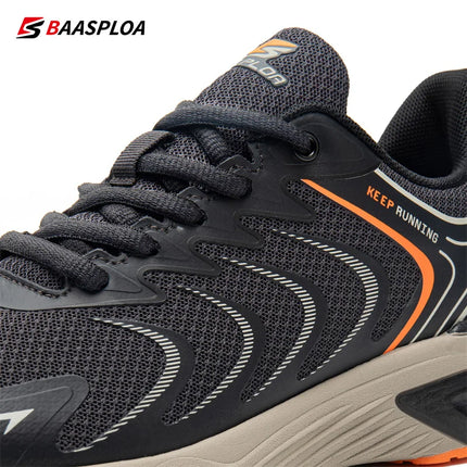 Baasploa Mens Running Shoes Lightweight Mesh Non Slip by zapcart