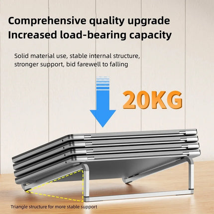 BAPPSUS Foldable Laptop Stand Adjustable For Laptop Users by zapcart