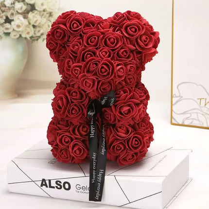 FUJINCN Teddy Rose Bear Gift Box For Girlfriend Valentine by zapcart