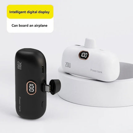 Tideboom Mini Power Bank 5000mAh Built In Cable For iPhone by zapcart