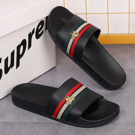 QZHSMY Mens Sandals Lightweight Comfort Flip Flops
