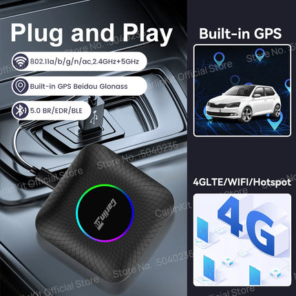CarlinKit CarPlay AI Box Wireless In Car Streaming Netflix by zapcart