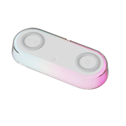 VIKEFON Wireless Charging Alarm Clock With Lamp Bedside Night Light Smart