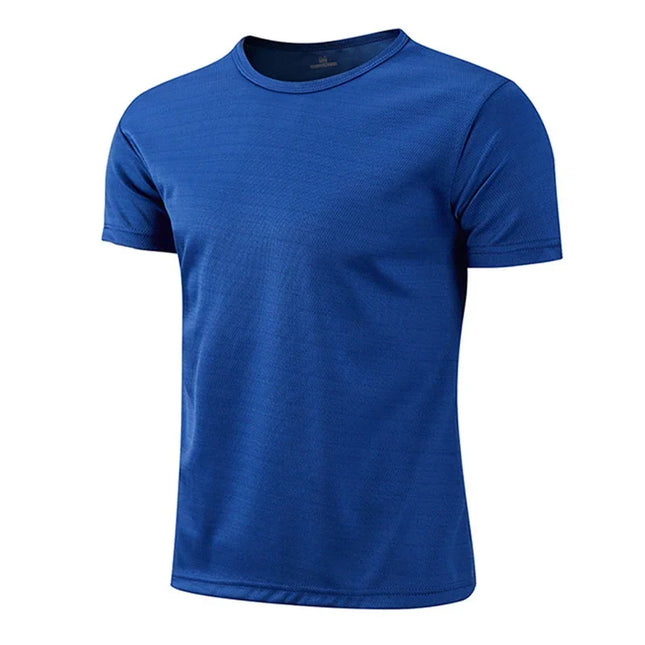 CN Guangdong Mens Summer T Shirt Breathable Quick Dry Tee by zapcart
