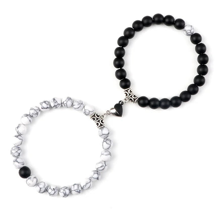 Reliatonny Natural Stone Beads Bracelet For Lovers Magnet by zapcart