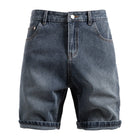 AIOPESON Men Retro Denim Shorts Multi Pocket Casual by zapcart