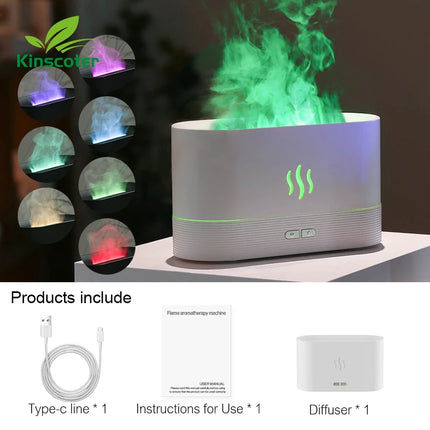 Kinscoter Aroma Diffuser Humidifier 180ml Aromatherapy Home
