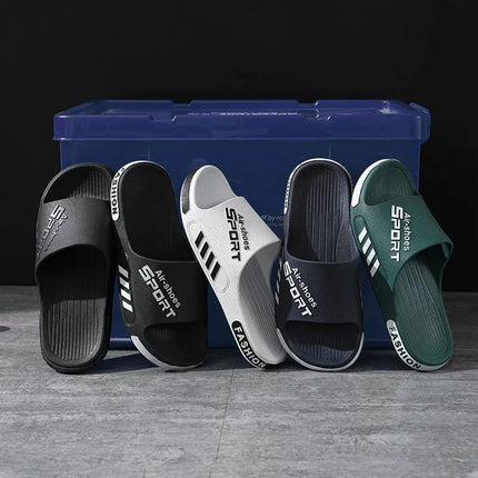 Mens Slippers For Men Non Slip PVC Soft Sole Casual Outdoor Beach by zapcart
